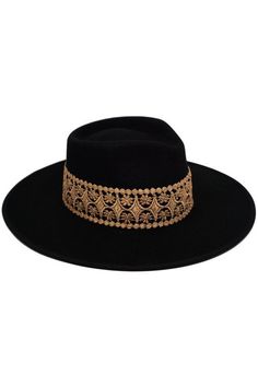 Fedora Wide Brim Hat For Women Wool rancher with decorative band 10cm brim length Adjustable inner velcro strap for sizing One Size, adjustable velcro inside the hat to fit any size Color: Black ALL SALES ARE FINAL White Lace Dress Long, Nude Lace Dress, Black Fedora Hat, White Lace Wedding Dress, Black Fedora, Hat Wide Brim, Long White Dress, Vintage Band, Felt Hat