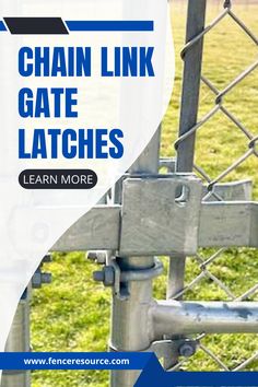 chain link latches Add Height To Chain Link Fence, Attach Wood To Chain Link Fence, Convert Chain Link Fence To Wood, Double Gates, Gate Locks, Double Gate