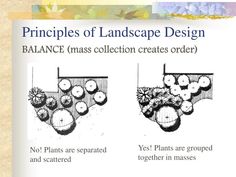 three different types of landscape design