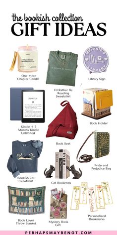 the bookish collection gift ideas is featured in this post - it - yourself poster