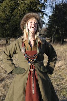 Viking Coat, Female Viking, Norse Clothing, Medieval Garb