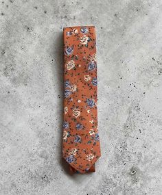 Orange Floral Bow Tie & Brown Suspenders Bow Tie Neck Tie - Etsy Rustic Wedding Outfit, Wedding Suspenders, Brown Suspenders, Peach Tie, Suspenders Wedding, Master Board, Flower Tie, Groom Ties, Groomsmen Wedding