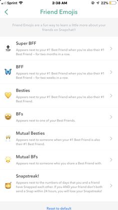 the app for friends is open and showing different things to see on their smartphones