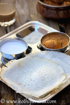 there is a tray with some food on it