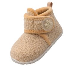 PRICES MAY VARY. Non-slip and Lightweight: Toddler Slippers design with non-slip EVA sole, making sure of shock absorption performance and allows your kids to run around without the worry of slipping Soft and Warm: Soft fleece uppers of Kids slippers have timeless warmth and lovely style，soft lining keeps feet comfortable and dry Hook and loop Design：Toddler Booties with hook and loop design instead of bothering lace-up, easy for on/off, adjustable to fit slim or chubby feet. Reduce the cold win Slippers Design, Slippers Kids, Kids Winter Boots, Toddler Slippers, Loop Design, Kids Slippers, Designer Slippers, Girl House, Eva Sole