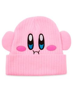 Look like you just came straight from Dreamland with this officially licensed 3D Kirby Face Cuff Beanie Hat. With this cool beanie hat added to your collection everyone will know you grew up playing the Kirby games. Officially licensed Adjustable Material: Acrylic Care: Hand wash Imported 3d Kirby, Kirby Face, Cool Beanies, Kirby Games, Christmas Gifts For Her, Everyone Knows, Spirit Halloween, Beanie Hat, Kirby