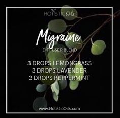 Headache Relief Essential Oils, Oils For Migraines, Essential Oils For Migraines, Migraine Headache, Doterra Diffuser Blends, Doterra Essential Oils Recipes, Essential Oils For Headaches, Essential Oil Diffuser Blends Recipes, Jeans With Rips