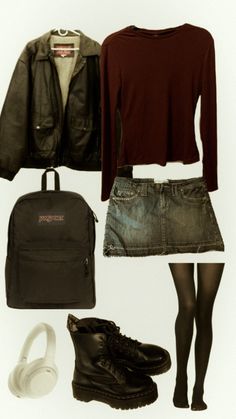 Twin Peaks Aesthetic Fashion, Ginger Snaps Inspired Outfits, Ginger Snaps Outfits, Outfits Inspired By Movies, Ginger Outfits, Sitcom Fashion, Nyc Fall Outfits, Plus Size Fall Outfit