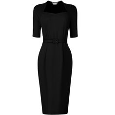 This dress can be a perfect addition to almost any outfit from formal to daily wear, great for work, meeting, office, businesses, work, party, cocktail, wedding, casual, daily dressing, etc. Pair with delicate necklace and heels for a chic office look. Comfortable and classic, this sheath dress is perfect on its own or as a layer under a blazer or jacket. Black Pencil Dress, Midi Pencil Dress, Fishtail Dress, Ruffle Midi Dress, Ballet Dress, Black Sheath Dress, Midi Sheath Dress, Women Midi, Midi Short Sleeve Dress