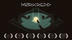 the movie poster for morkinked, which features silhouettes of people standing in front of