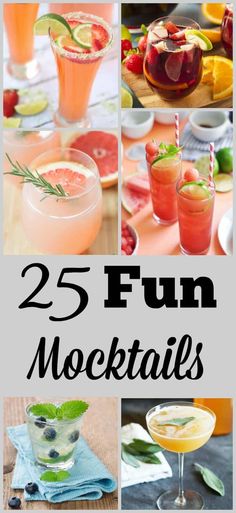 the 25 fun mocko cocktails to make for your next party or brunch