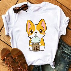 Women's T-shirts Cartoon Milk Panda Print Tshirts Harajuku Casual O-Neck Clothes Summer Cute Short Sleeve Female Shirts Tops Graphic Tees Fashion, Female Tshirt, Panda Graphic, Funny Kawaii, Graphic Print Top, Harajuku 90s, Graphic Tee Style, Kawaii Panda, Women Streetwear