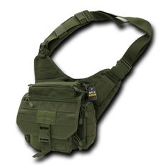 Rapid Dominance - The Tactical Field Bag is perfect for an EDC (every day carry) bag. It is designed to carry your personal items in an organized and secure manner. The zippered pocket on the top is great for carrying goggles or glasses. The two pockets on the side provide access to items without having to open the main compartment. Additionally, the front pocket contains elastic webbing and a mesh pocket to help keep things organized. An adjustable shoulder strap with a removable pad is designe Holidays Crafts, Cake Quotes, Army Gears, Field Bag, Tactical Gear Loadout, Every Day Carry, Tactical Bag, Gear Bag, Work Bag