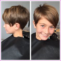 Pixie Haircuts for Little Girls, Little girls are always on the lookout for some of the best hairstyles that can make them look adorable. That being said, short hairstyles for little..., Hairstyle Ideas Pixie-cut Lang, Girls Pixie Cut, Pictures Of Short Haircuts, Short Hair For Kids, Boys Hair, Girl Haircut