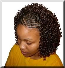 cornrow and curls.... love it! Braids For Black, Braided Hairstyles For Black Women Cornrows, Tree Braids, Curly Braids, African American Braids, American Hairstyles, Afrikaanse Mode