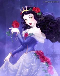 Snow White Blancanieves Biancaneve Blanche Neige Branca Neve Schneewittchen long hair Disney Princess fashion inspiration moodboard artists Disney art style animation Snow White Long Hair, Alice And Wendy, Disney Princesses Art, Disney Princess Magazine, Old Art Style, Queen Snow White, Disney Pixar Characters