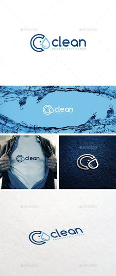 the clean logo is shown in this image, and it looks like it has been cleaned