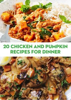 chicken and pumpkin recipes for dinner