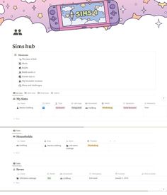 an image of a website page with the name simo on it and stars in the background