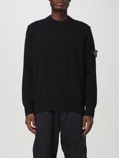 Find STONE ISLAND Sweater on Editorialist. Sweater STONE ISLAND Men color Grey Stone Island Sweater, Island Man, Sweater For Men, Sweater Men, Knitwear Men, Black Sweater, Stone Island, Black Stone, Black Sweaters