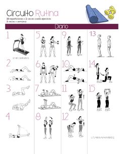 the instructions for how to do an exercise