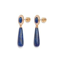 Spanish Baldric Lapis Elongated Drop Earrings | Art Jewelry | Museum Gift Shop | The Met Store Formal Long Drop Pierced Jewelry, Elegant Brass Linear Earrings For Formal Occasions, Jewelry Museum, Museum Gift Shop, Museum Gift, Braided Necklace, Earrings Art, Drop Earring, Art Jewelry