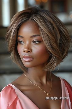 Voluminous Bob, Body Tips, Makeup 101, Short Sassy Hair, Pelo Afro, Natural Wigs, Sassy Hair, Bob Hair, Art Portraits