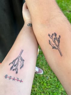 tattoo joshua tree LANY tattoo ilysb ohm symbol om letter omega Desert Tattoos, Joshua Tree Tattoo, Small Words Tattoo, Mini Tats, Matching Tattoo, Tree Tattoo, Little Tattoos, Word Tattoos