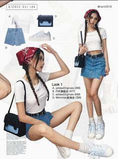 Nanv2018 Outfits, 2000s Outfit, 2000s Fashion Outfits, Kpop Outfits, Stage Outfits, Mode Inspiration, Casual Style Outfits, Lookbook Outfits, Teen Fashion Outfits