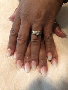 Ombre Nails By Skin Tone Range, Natural Ombre Nails Short, Natural Ombré Nails, Ombre Nails Black Women, Dip Ombre Nails Short, Umbra Nails, Dip Powder Nails Ombre, Reverse Ombre Nails, French Tip Ombre Nails