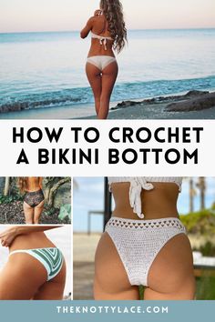 Learn to crochet bikini bottoms flawlessly with our beginner-friendly guide! Perfect for all sizes, this step-by-step tutorial ensures a snug fit and stylish finish. Make you own crochet bikini bottom with our free patterns. #crochetbikinibottom Crochet Swimsuit Bottoms, Crochet Swimwear Pattern, Top Pattern Free, Crochet Beach Wear, Crochet Bathing Suits, Bikinis Crochet, Crochet Bottoms