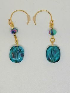 This Dangle & Drop Earrings item is sold by Tiatinas. Ships from Shorewood, IL. Listed on May 26, 2024 Handmade Earings, Blue Crystal Beads, Blue And Gold, Blue Crystals, Gold Accents, Aqua Blue, Czech Glass, Earrings Handmade, Crystal Beads