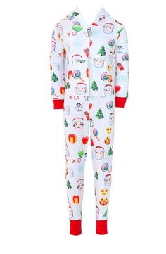 Our best selling Soft fleece pajamas are back ! Coordinate with the whole family in these fun onesies Novelty Winter Onesie For Loungewear, Casual Winter Onesie With Cartoon Print, Playful Winter Onesie For Bedtime, Winter Cartoon Print Sleepwear, Hooded Onesie For Pajama Party In Winter, Hooded Onesie For Winter Pajama Party, White Winter Sleepwear, Cotton Onesie For Winter Sleepover, Winter Cotton Onesie