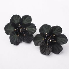 FLOWER EARRING Punk Earrings, Sweet Earrings, Flower Earring, Flower Stud Earrings, Flower Stud, Flower Accessories, Wedding Jewelry Earrings, Flower Earrings Studs, Large Earrings