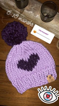 Soft chunky knit Winter hat 6-18 months Winter Chunky Knit Yarn Beanie, Winter Chunky Knit Hat One Size, Cozy Chunky Knit One-size Beanie, Winter Chunky Knit Beanie Cap, Cozy Hand Knitted One-size Beanie, Winter Knits, Skull Cap Beanie, Baby Soft, Skull Cap