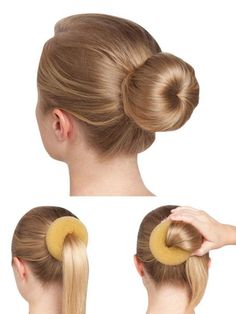 Ballet Bun, Perfect Bun, Hair Bun Maker, Peinados Fáciles Para Cabello Corto, Hoco Hair Ideas, Brown To Blonde, Braids For Short Hair, Hair Tips, Hairstyles For School