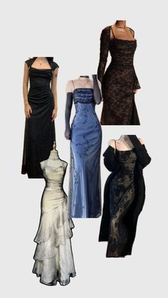 Grunge Dress Formal, Fancy Dresses Long, Black Prom Dress, Prom Dresses Vintage, Dress Maxi