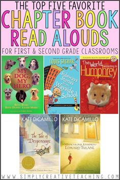 the top five favorite book read alouds for first and second grade classroom children's books