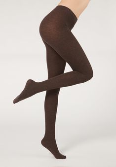 Calzedonia THERMO - Punčocháče - dark brown Brown Tights, Thermal Tights, Opaque Tights, Performance Leggings, Womens Tights, Short Socks, Leggings Shop, Hosiery