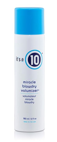 For instant body with no fuss, It's a 10 Miracle Volumizing Blowdry Spray's advanced formula will give your hair a gorgeous look and bounce without weighing it down. Designed as a lightweight finishing and styling spray, this spray will help volumize and smooth your lovely locks, eliminate frizz and protect against humidity with long-lasting results. Ingredients: Please be aware that ingredient lists may change or vary from time to time. To confirm that an It’s A 10 Haircare product is suitable Velcro Rollers, Short Hairstyles Fine, Second Day Hairstyles, Hair Styling Products, Finishing Spray, Hair Skin Nails, Pretty Hair, Blow Dry, Hair A