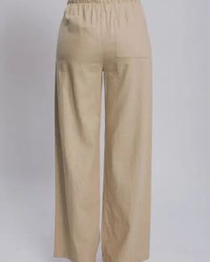 The Drawstring Wide Leg Pants with Pockets are a comfortable and chic addition to any wardrobe. The wide leg design gives these pants a flowy and relaxed fit, perfect for a casual yet stylish look. The drawstring waist allows for adjustable fit and added comfort. With the added functionality of pockets, these pants are both practical and fashionable. Pair them with a tucked-in blouse or a cropped top for a trendy and effortless outfit. Whether for everyday wear or a special occasion, these wide