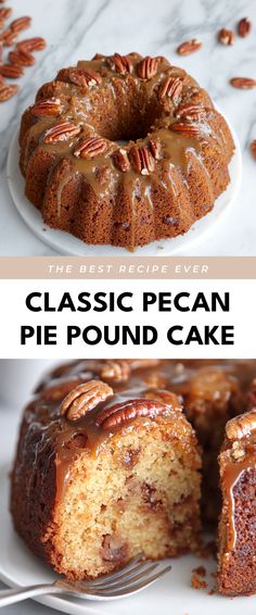 Image for Classic Pecan Pie Pound Cake Chocolate Pecan Pie Cake, Georgia Pecan Cake Recipe, Pecan Pie Loaf, Maple Pecan Pound Cake, Turtle Pound Cake, Pecan Pound Cake Recipes Moist, Thanksgiving Pound Cake, Desserts That Go With Seafood, Pecan Pie Cake Recipe Easy