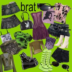 Brat Outfit Charli, Charli Xcx Outfits, Brat Aesthetic, Outfit Pieces, Aesthetic Outfit, Halloween Outfits