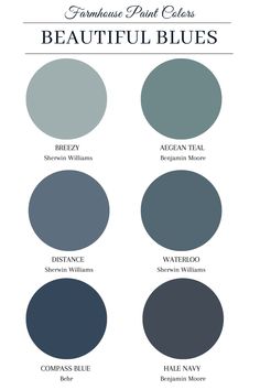 the different shades of blue and gray