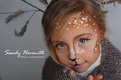 Reindeer Face Paint, Deer Halloween Makeup, Deer Halloween, Animal Makeup, Carnaval Costume, Reindeer Face, Halloween Make Up, Halloween Make, Kids Costumes