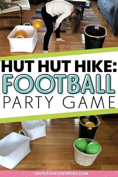 Game Day Birthday Party, How To Make Goal Posts Football Parties, Indoor Sports Party Games, Super Bowl Fun For Kids, Football Carnival Game, Super Bowl Party With Kids, Sports Day Party Adults, Boys Football Birthday Party Games, Games For Football Themed Party