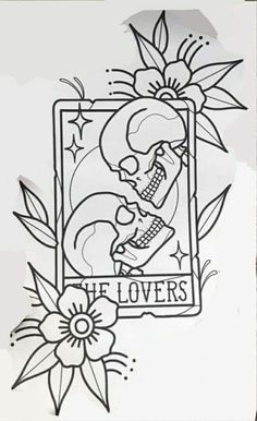 a drawing of a girl with flowers on her head and the words if lovers are dead