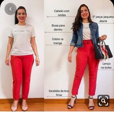 Mode Casual, Fashion Capsule, Outfit Trends, Red Pants, Womens Casual Outfits, Fashion Help, Fashion Outfit