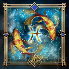 Zodiac Pisces .Jpg Poster Print by Ciro Marchetti Image 1 Zodia Pești, Ciro Marchetti, Zodiac Pisces, Painting Water, Astrology Art, Canvas Drawings, Decoration Painting, Altar Cloth, Zodiac Art