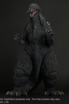 This impressive model captures Godzilla in a commanding pose, gazing intently at Mechagodzilla with a look of sheer defiance. Measuring approximately 47cm in height and 77cm in length, this towering piece brings the mighty kaiju to life like never before.